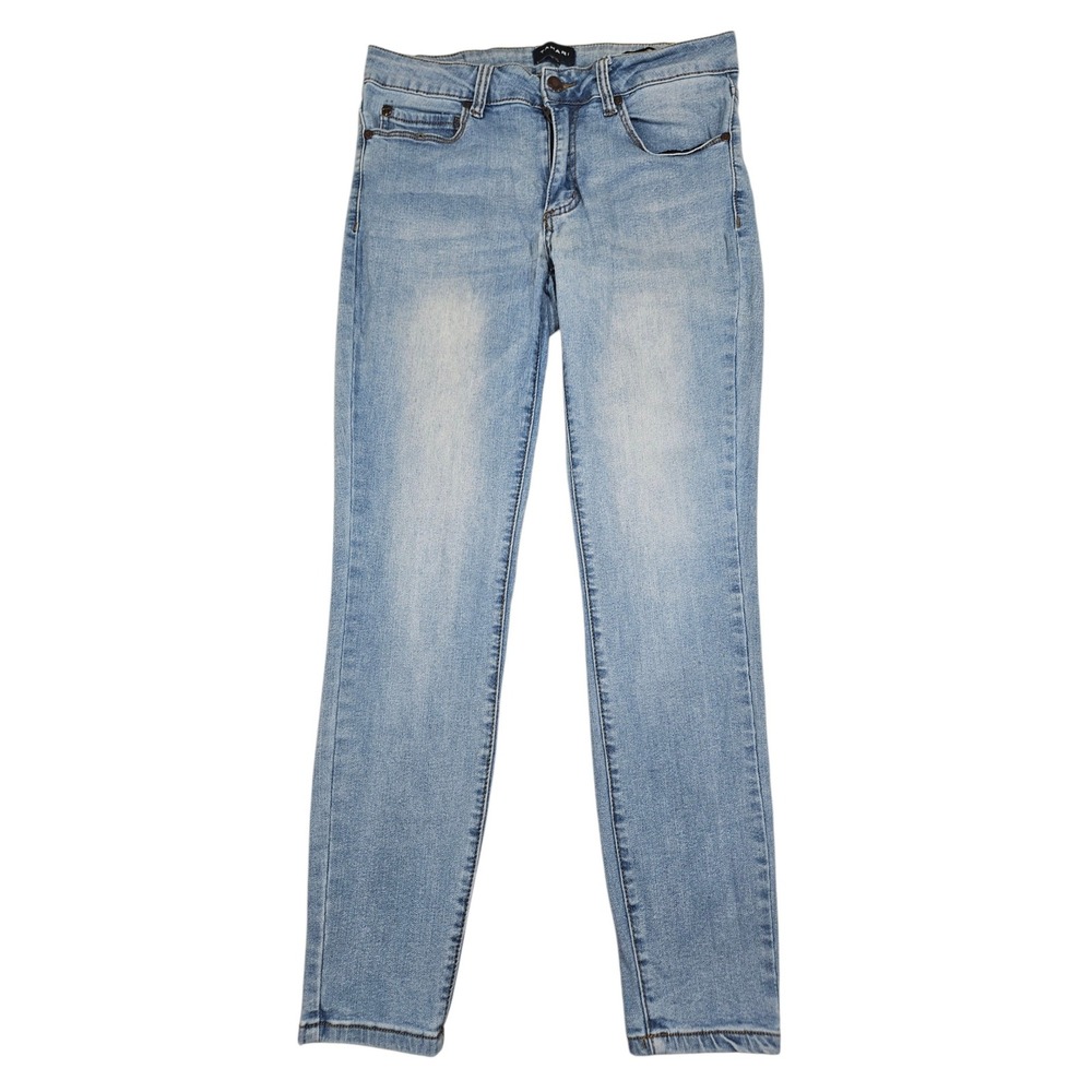 Tahari Kelly Classic Skinny Jeans Light Wash Blue Denim Sz 6/28